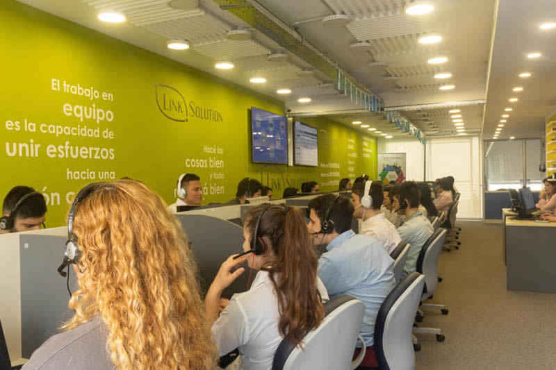 linksolution operadores contact center